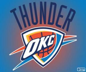 Układanka Logo Oklahoma City Thunder zespół NBA. Dywizja Północno-zachodnia, Konferencja zachodnia