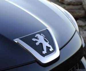Układanka Logo Peugeot, marki samochodów we Francji