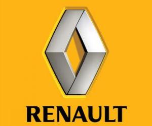 Układanka Logo Renault. Francuska marka samochodów