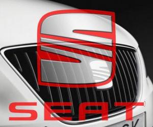 Układanka Logo SEAT, samochodów z Hiszpanii