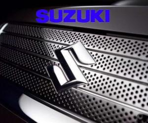 Układanka logo Suzuki, marki samochodów z Japonii