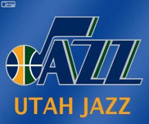Układanka Logo Utah Jazz, zespół NBA. Dywizja Północno-zachodnia, Konferencja zachodnia