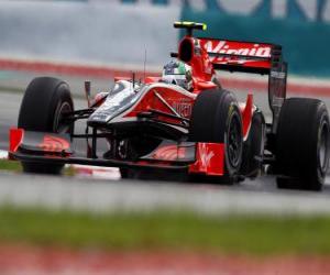 Układanka Lucas di Grassi - Virgin - 2010 Sepang