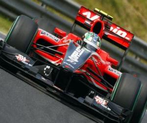 Układanka Lucas di Grassi - Virgin - 2010 Grand Prix Węgier