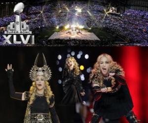 Układanka Madonna w Super Bowl 2012