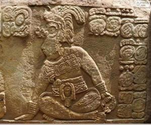 Układanka Majów rysunki wyryte na kamiennych