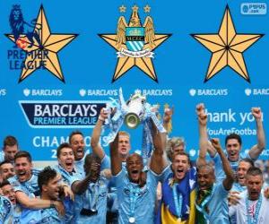 Układanka Manchester City, Premier League 2013-2014 mistrz ligi piłki nożnej w Anglii