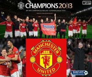 Układanka Manchester United, Mistrz Premier League 2012-2013, Football League z Anglii