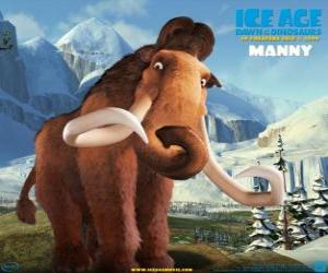 Układanka Manfred, Manny, mamuta