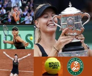 Układanka Maria Sharapova Roland Garros 2011 Champion