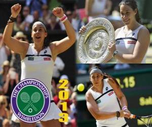 Układanka Marion Bartoli mistrz Wimbledonu 2013