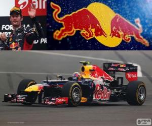 Układanka Mark Webber - Red Bull - Grand Prix Indii 2012, 3. sklasyfikowane