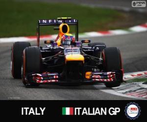Układanka Mark Webber - Red Bull - Grand Prix Włoch 2013, 3 sklasyfikowane