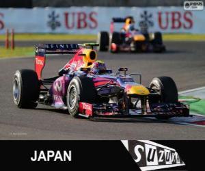 Układanka Mark Webber - Red Bull - Grand Prix Japonii 2013, 2 ° sklasyfikowane