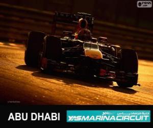 Układanka Mark Webber - Red Bull - Grand Prix Abu Dhabi 2013, 2 ° sklasyfikowane