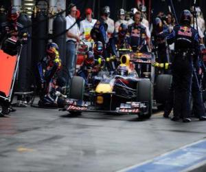 Układanka Mark Webber - Red Bull - Melbourne 2010