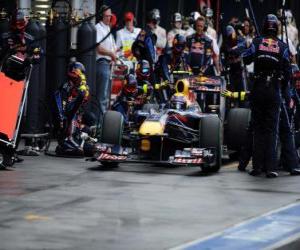Układanka Mark Webber - Red Bull - Melbourne 2010