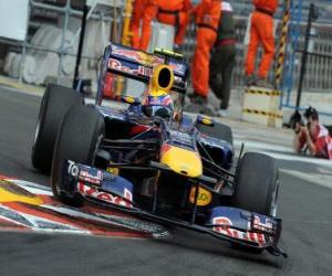 Układanka Mark Webber - Red Bull - Monte-Carlo 2010