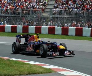Układanka Mark Webber - Red Bull - Montreal 2010