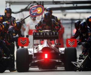 Układanka Mark Webber - Red Bull - Shanghai, 2011