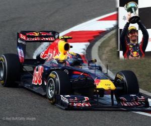 Układanka Mark Webber - Red Bull - Shanghai, Chiny Grand Prix (2011) (3 miejsce)
