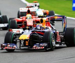 Układanka Mark Webber - Red Bull - Spa-Francorchamps 2010