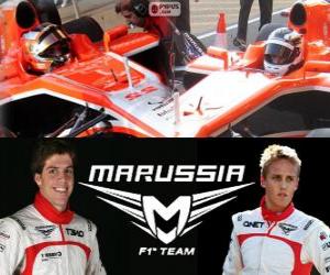 Układanka Marrussia F1 Team 2013