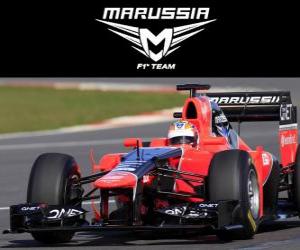 Układanka Marussia MR01 - 2012 -