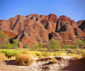 Układanka Masyw Bungle Bungle w Purnululu National Park, Australia.