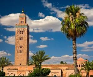 Układanka Meczet Koutoubia, Marrakesz, Maroko