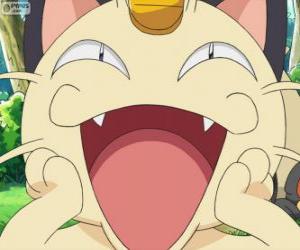 Układanka Meowth, Pokemon bardzo zabawny