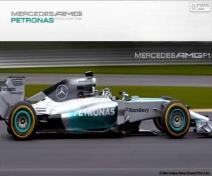 Układanka Mercedes AMG F1 W05 - 2014 -