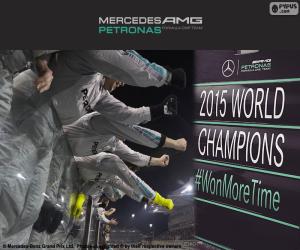 Układanka Mercedes F1 Team, mistrz 2015