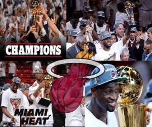 Układanka Miami Heat mistrz NBA 2012