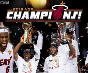 Układanka Miami Heat mistrz NBA 2013
