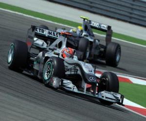 Układanka Michael Schumacher, Nico Rosberg, Stambuł 2010
