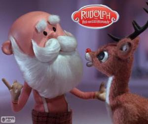 Układanka Mikołaja z Rudolf
