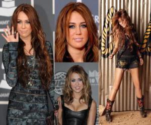 Układanka Miley Cyrus piosenkarka pop