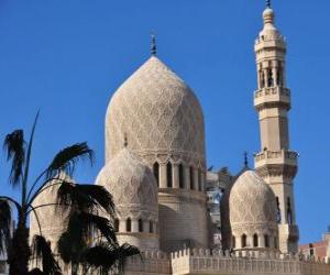 Układanka Minarety, wieże z meczetu