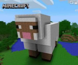 Układanka Minecraft owiec