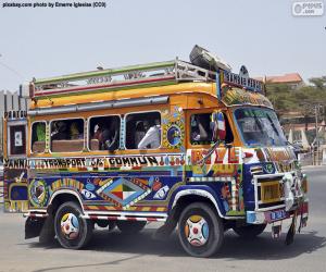 Układanka Minibus, Dakar, Senegal