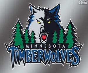 Układanka Minnesota Timberwolves logo, zespół NBA. Dywizja Północno-zachodnia, Konferencja zachodnia