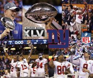 Układanka Mistrz New York Giants Super Bowl 2012