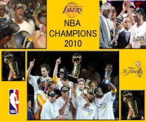 Układanka Mistrzowie NBA 2010 - Los Angeles Lakers -