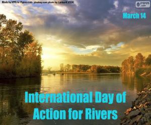 Układanka Międzynarodowy Dzień Akcji dla Rzek