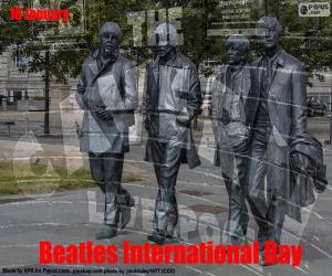 Układanka Międzynarodowy Dzień Beatlesów
