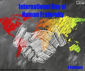 Układanka Międzynarodowy Dzień Braterstwa Człowieka