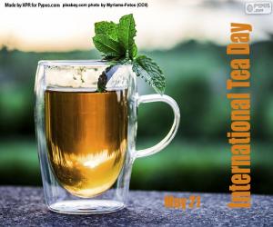 Układanka Międzynarodowy Dzień Herbaty