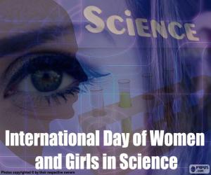 Układanka Międzynarodowy Dzień Kobiet i Dziewcząt w Nauce