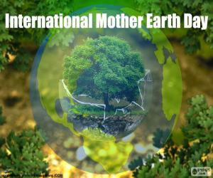 Układanka Międzynarodowy Dzień Matki Ziemi